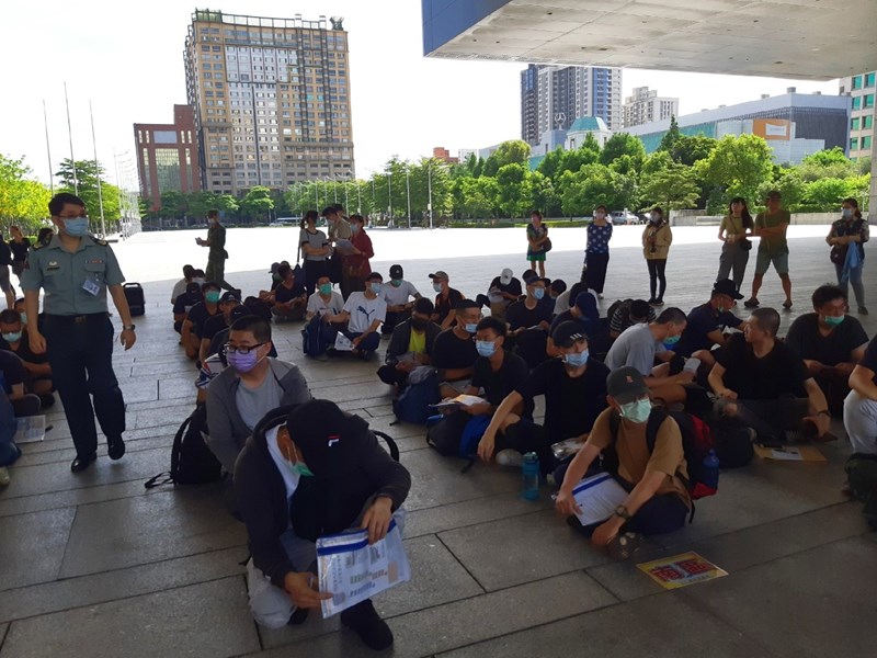 109年6月23日陸軍軍事訓練第111梯次役男入營