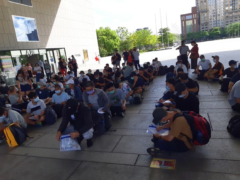 109年6月23日陸軍軍事訓練第111梯次役男入營