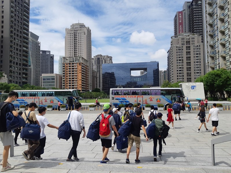 109年7月9日海陸第二階第58梯次、空軍第二階第59梯次役男入營