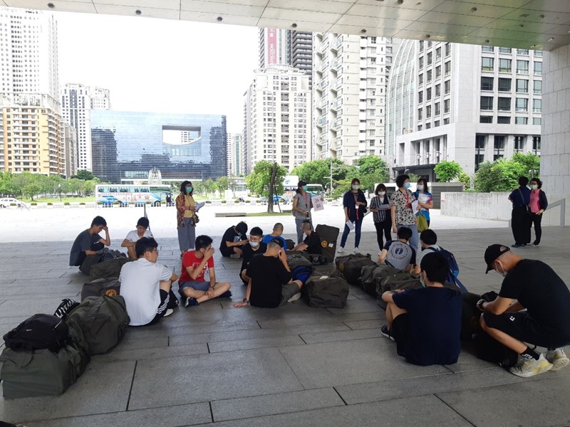 109年7月9日海陸第二階第58梯次、空軍第二階第59梯次役男入營