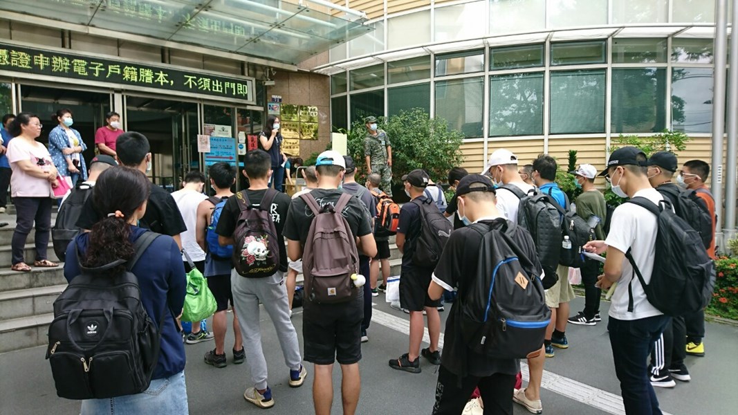 109年7月9日陸軍分階段軍事訓練第112梯次役男入營