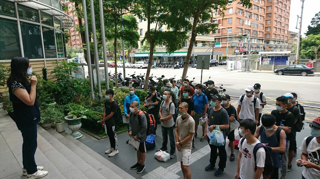 109年7月9日陸軍分階段軍事訓練第112梯次役男入營