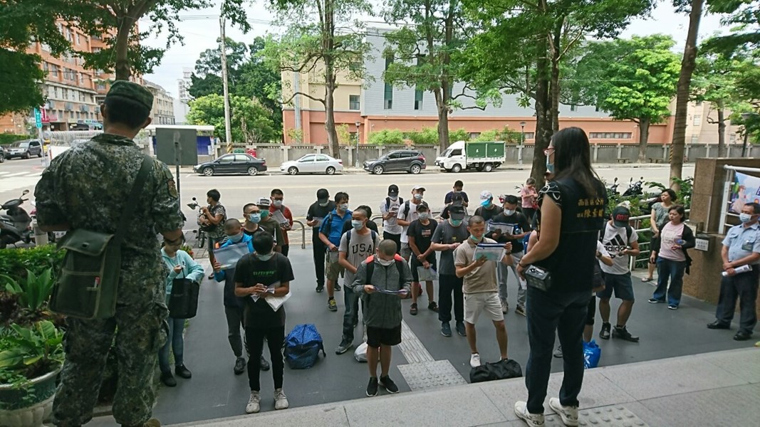 109年7月9日陸軍分階段軍事訓練第112梯次役男入營