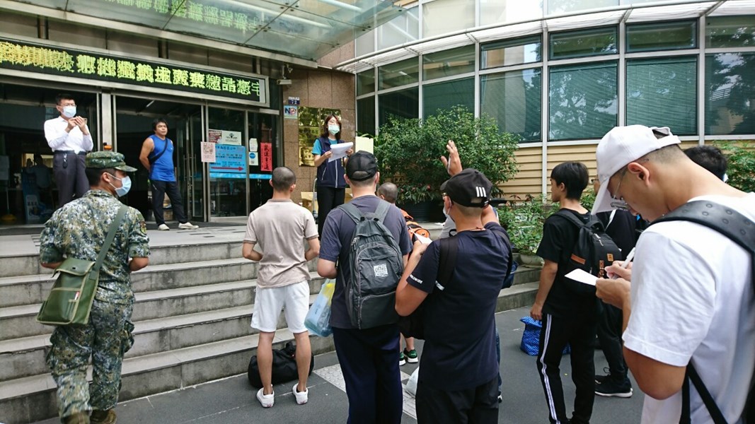 109年7月9日陸軍分階段軍事訓練第112梯次役男入營