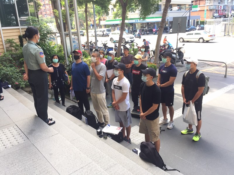 109年8月17日替代役第215梯及研發替代役第89梯役男入營