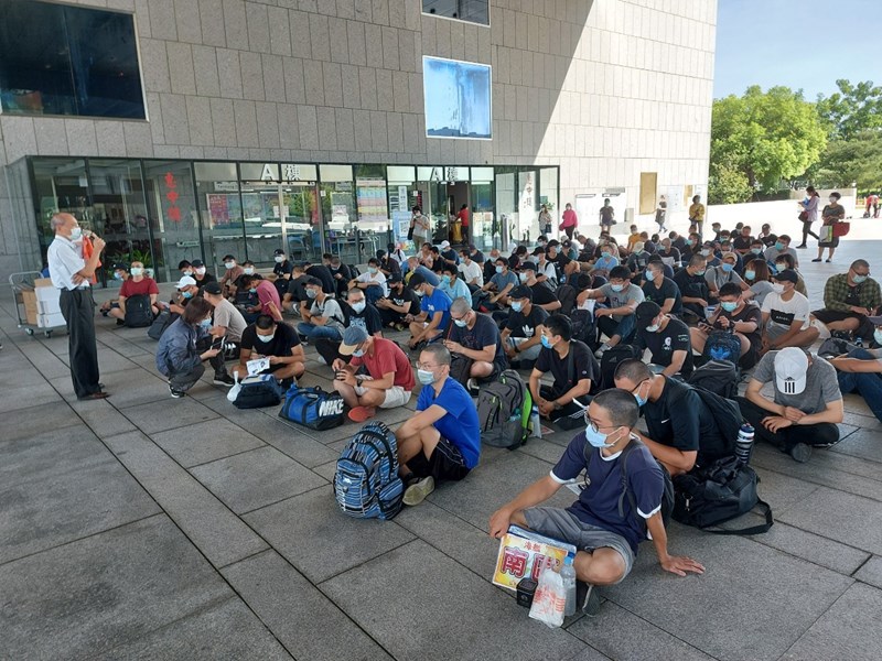 109年8月19日海艦第23梯次及海陸第69梯次役男入營