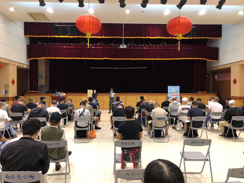 109年9月22日陸軍軍事訓練第119梯次役男入營