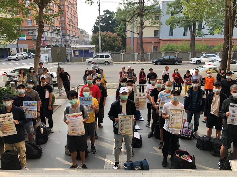 109年11月17日陸軍軍事訓練第122梯次役男入營