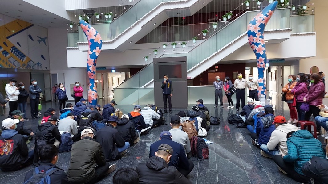 110年1月20日空軍軍事訓練第73梯次役男入營