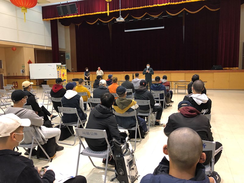 110年2月23日陸軍軍事訓練第127梯次役男入營