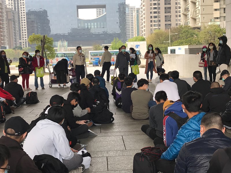 110年3月15日補充兵380梯次役男入營