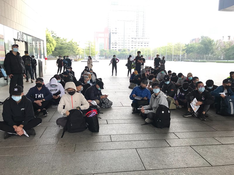 110年3月15日補充兵380梯次役男入營