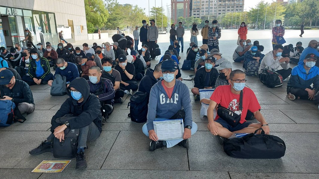 110年4月15日一般替代役第 222梯及研發役第95梯役男入營